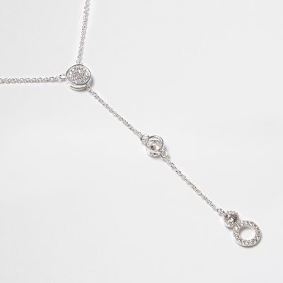 Love Luli silver-plated drop necklace
